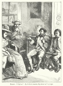 Illusztráció: A jóindulatú ember (metszet) alkotó: George John Pinwell