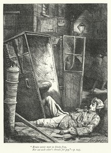 Illusztráció a Logikusok cáfolásához (metszet) alkotó: George John Pinwell