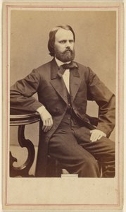 [Azonosítatlan, ülő, teljes szakállas férfi] alkotó: George Kendall Warren