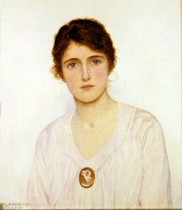Cameo bross (akvarell papíron)