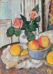 Rózsa és gyümölcs alkotó: George Leslie Hunter