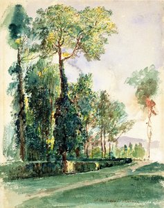 A Cascine-ban, Firenze, 1845 (wc papíron)
