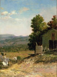 Tanulmány az Old Barnról, West Campton, New Hampshire, 1865