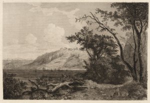 Kilátás a Nemi-tóra