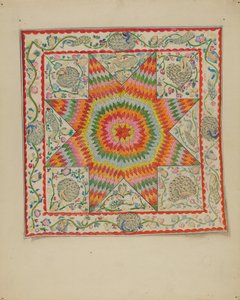Rátét és patchwork takaró