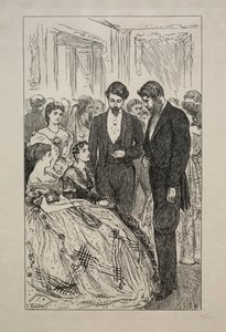 Sok háborgás a semmiért, 1866. alkotó: George Louis Palmella Busson Du Maurier