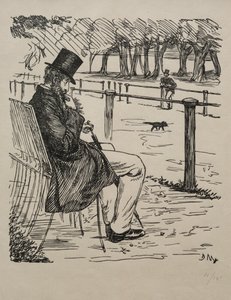 Az utolsó bárók, 1855. alkotó: George Louis Palmella Busson Du Maurier