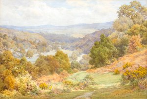 A Wye a Kerne-híd alatt (akvarell)