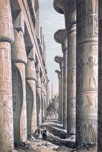 Nagy Templom, Karnac, Egyiptom, 19. század