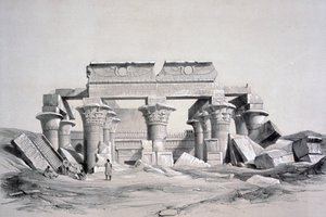 Koom-Ombos, Egyiptom, 1843