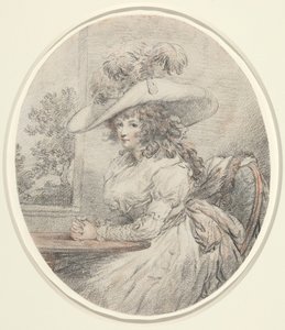 Anne Ward Morland, 1786 körül (grafit)