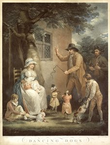 Táncoló kutyák, c. 1800 alkotó: George Morland