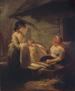 Fishwife, 1780-as évek vége. alkotó: George Morland