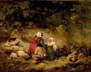 Cigánytábor alkotó: George Morland