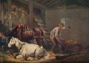 Lovak az istállóban, 1791