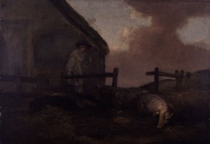 Disznópásztor alkotó: George Morland