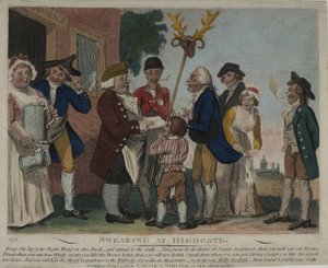 Káromkodás Highgate-ben, 1796 alkotó: George Moutard Woodward