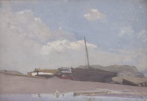 Halászcsónakok (olaj, malomdeszka)