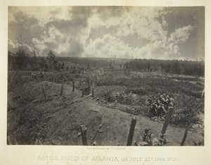 Atlanta-i csatatér, GA, No. 2. alkotó: George N. Barnard