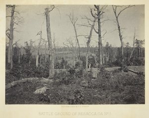 Resacca, GA, 3. sz. csatatér alkotó: George N. Barnard