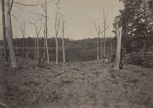 Resacca-i csatatér, Georgia, 1. szám, 1860-as évek. alkotó: George N. Barnard