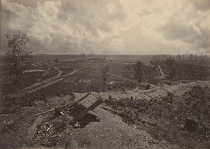 Resacca-i csatatér, Georgia, 1860-as évek 4. sz. alkotó: George N. Barnard