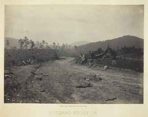 Buzzard Roost, GA alkotó: George N. Barnard