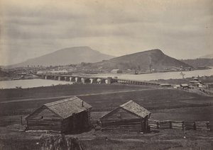 Chattanooga északról, 1860-as évek.