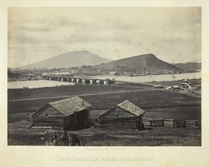 Chattanooga északról, 1864. alkotó: George N. Barnard