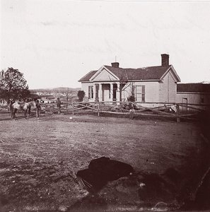 Főbiztosi Hivatal, Chattanooga, kb. 1864. alkotó: George N. Barnard