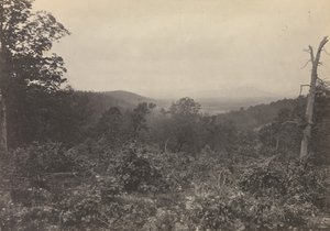 Sherman támadásának Mission Ridge jelenete, 1860-as évek. alkotó: George N. Barnard