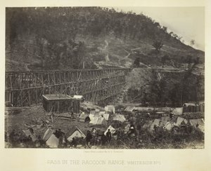 Pass in the Raccoon Range, Whiteside No. 1. alkotó: George N. Barnard
