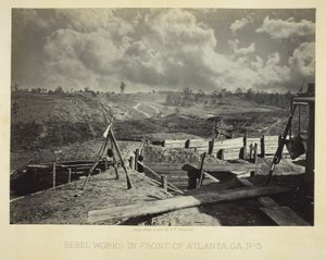 Rebel Works in Front of Atlanta, GA, No. 5 alkotó: George N. Barnard