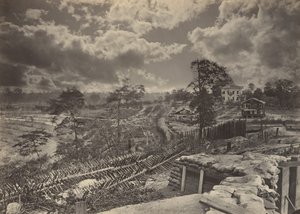 Rebel Works in Front of Atlanta, Georgia, No. 1, 1860.