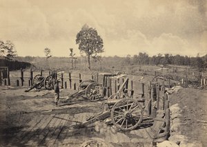 Lázadó munkálatok Atlanta előtt, Georgia, 2. sz. alkotó: George N. Barnard