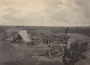 Rebel Works in Front of Atlanta, Georgia, No. 4, 1860. alkotó: George N. Barnard