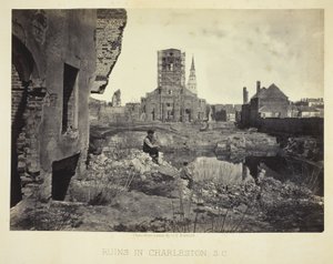 Romok Charlestonban, S.C. alkotó: George N. Barnard