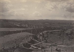 South Bank of the Chattahoochie, Georgia, 1860-as évek. alkotó: George N. Barnard
