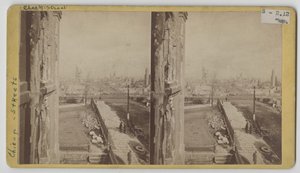 A Clark Street sztereográf képe az 1871-es chicagói tűzvész után alkotó: George N. Barnard