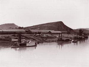Tennessee folyó, Chattanooga 81 Lookout Mountain Spur, kb. 1864.