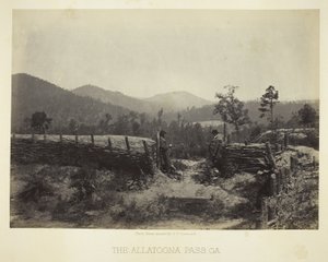 Allatoona Pass, GA alkotó: George N. Barnard