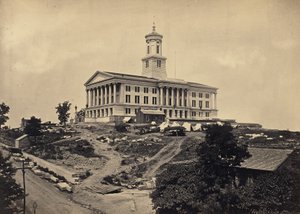 A Capitolium, Nashville, Tennessee alkotó: George N. Barnard