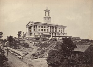 A Capitolium, Nashville, Tennessee, 1860-as évek.