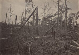 The Hell Hole New Hope Church, Georgia, 1860-as évek. alkotó: George N. Barnard
