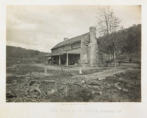 A John Ross-ház, Ringgold, Georgia alkotó: George N. Barnard