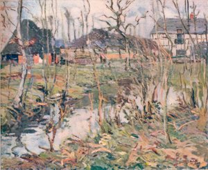 Egy normandiai farm, 1911 alkotó: George Oberteuffer