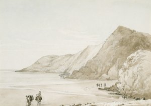 Caswell Bay (akvarell és ceruza, papír)