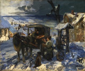 Falusi jelenet