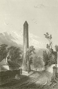 Clondalkin kerek tornya, Dublin, Írország