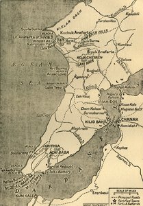 A Gallipoli-félsziget térképe, 1919.